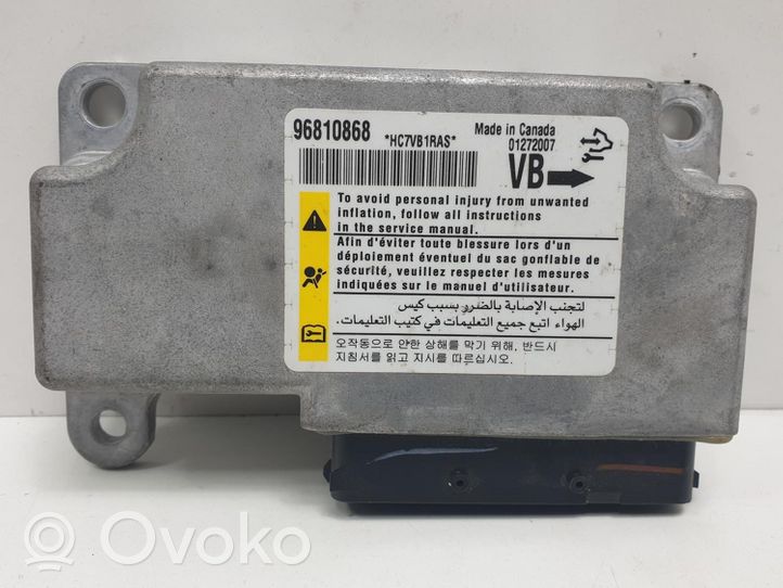 Opel Antara Sterownik / Moduł Airbag 96810868