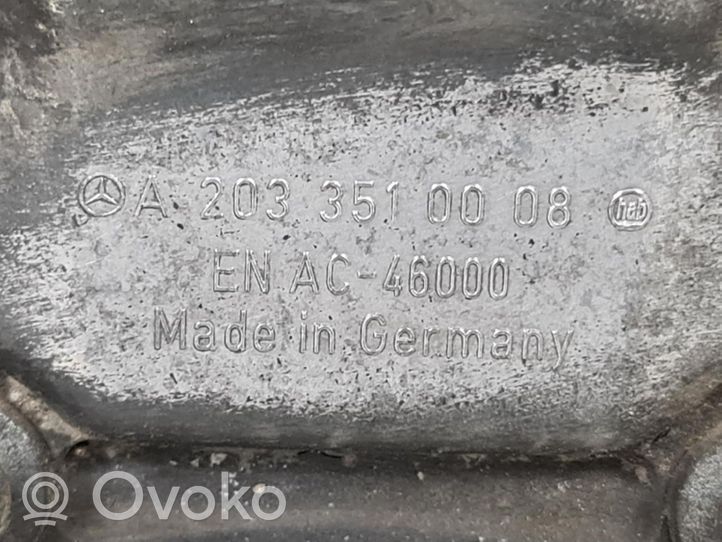 Opel Zafira A Rear differential A2033510205