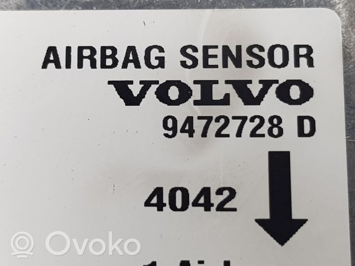 Volvo 850 Module de contrôle airbag 9472728D