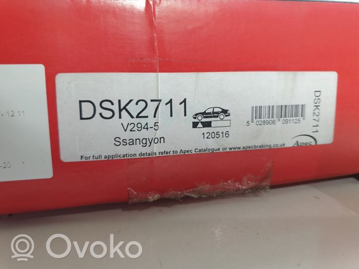 SsangYong Kyron Disque de frein avant DSK2711