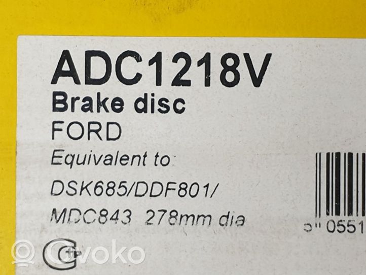 Ford Mondeo MK I Priekšējais bremžu disks ADC1218V