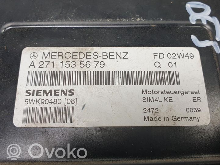 Mercedes-Benz C W203 Moottorin ohjainlaite/moduuli 5WK90480