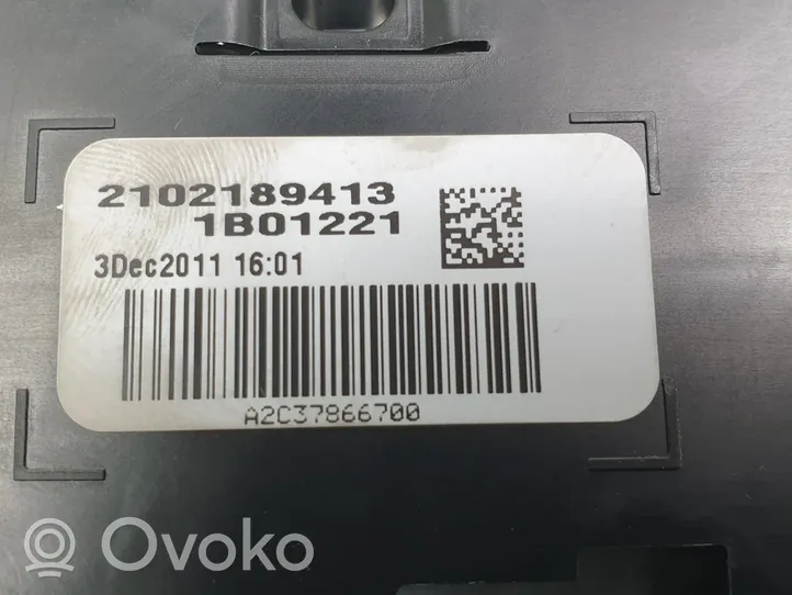 Opel Ampera Tachimetro (quadro strumenti) 22860595