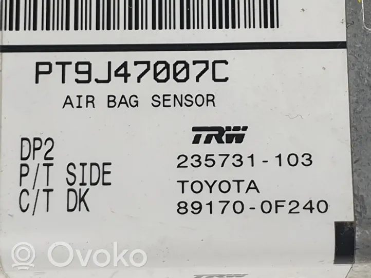 Toyota Corolla Verso AR10 Module de contrôle airbag 235731103