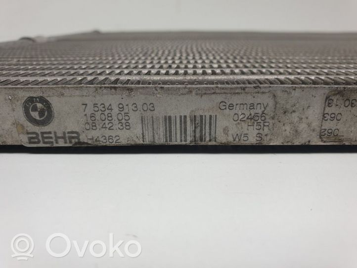 BMW 6 E63 E64 Engine oil radiator 753491303