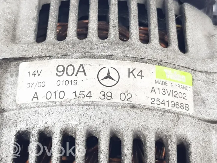 Mercedes-Benz A W168 Générateur / alternateur A0101543902