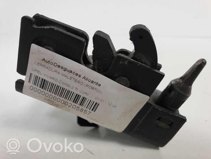 Opel Vivaro Tailgate lock latch 