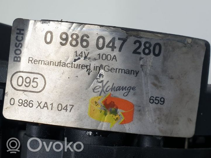 Opel Tigra B Generaattori/laturi 0986047280