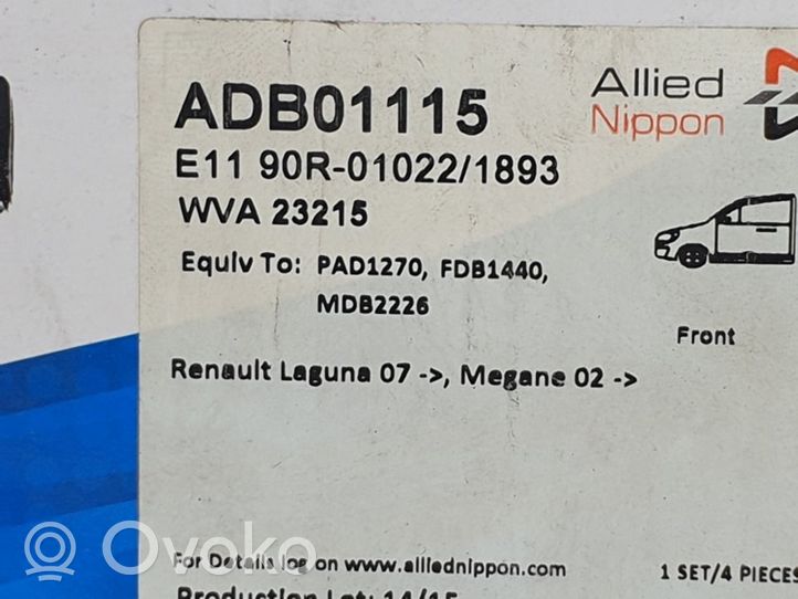 Ford Galaxy Bremžu kluči (aizmugurējie) ADB01115