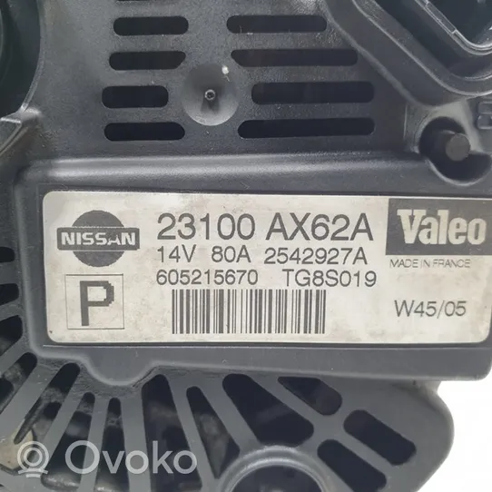 Nissan Micra C+C Ģenerators 23100AX62A