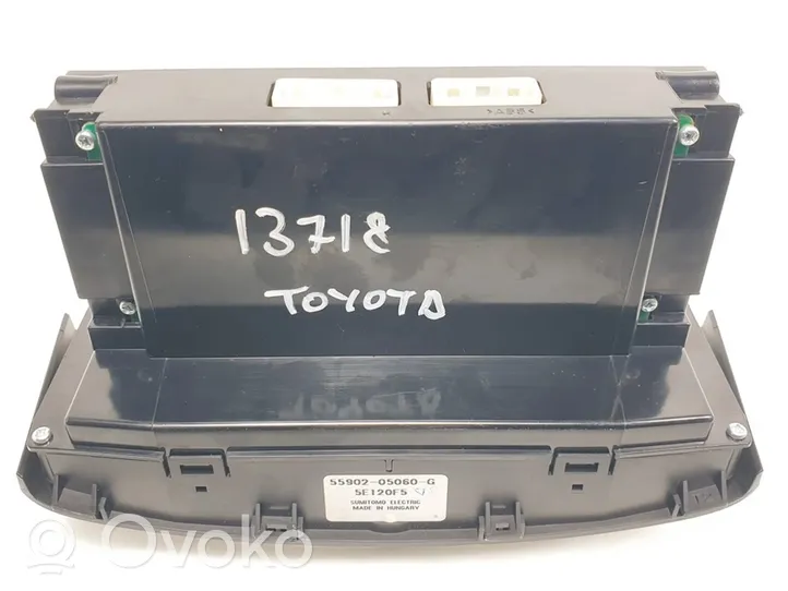 Toyota Avensis T250 Climate control unit 5590005150