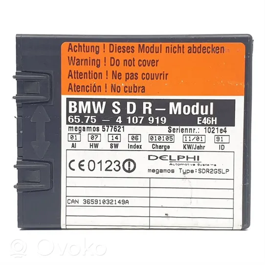 BMW 3 E46 Muut ohjainlaitteet/moduulit 65754107919