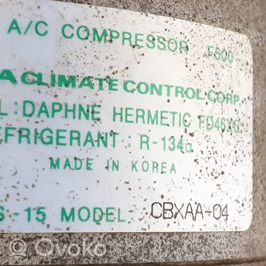 Hyundai Accent Ilmastointilaitteen kompressorin pumppu (A/C) CBXAA04