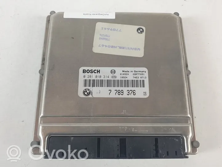 BMW X5 E53 Sterownik / Moduł ECU 0281010314