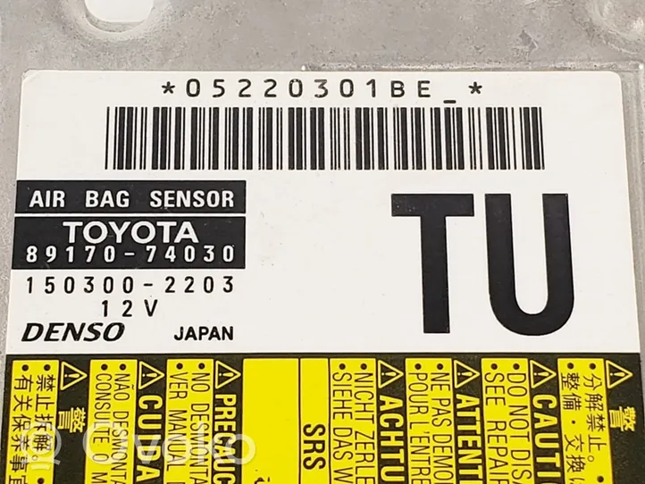 Toyota iQ Module de contrôle airbag 8917074030