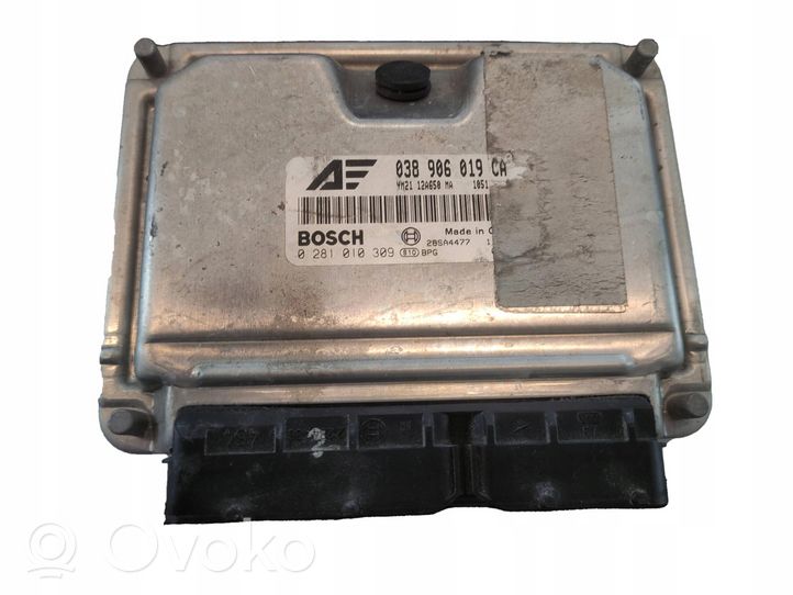 Volkswagen Sharan Komputer / Sterownik ECU silnika 0281010309