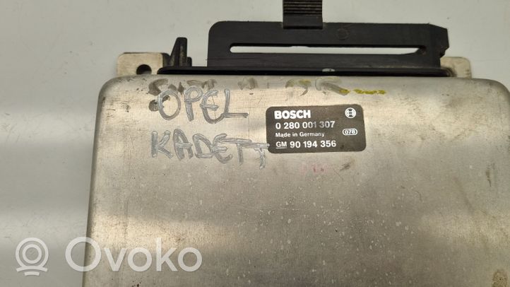 Opel Kadett E Engine control unit/module 0280001307