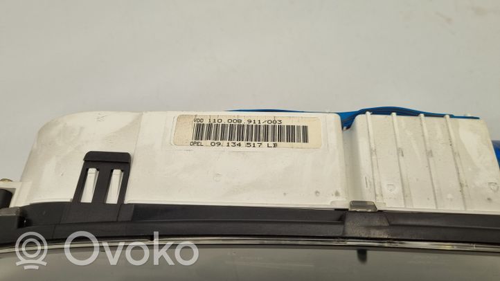 Opel Vectra B Compteur de vitesse tableau de bord 09134517LB