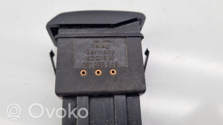 Volkswagen Golf II Interruttore di controllo dell’audio 191035543