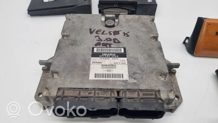 Renault Vel Satis Juego de cerradura y set ECU del motor 8200224595