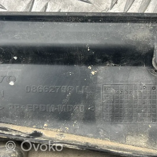 Volvo S80 Staffa di rinforzo montaggio del paraurti posteriore 08662758