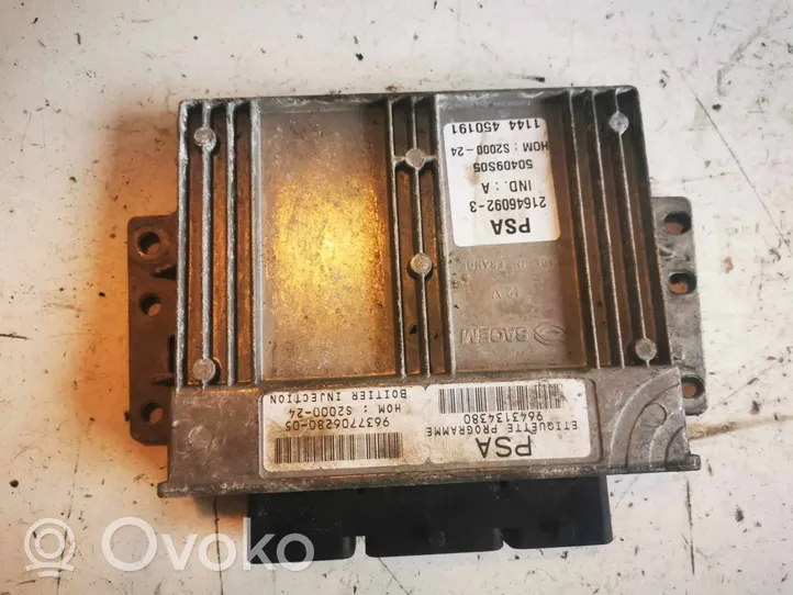 Citroen Berlingo Sterownik / Moduł ECU 9643134380