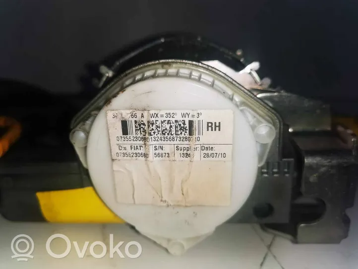 Fiat 500 Pas bezpieczeństwa fotela tylnego 34024674