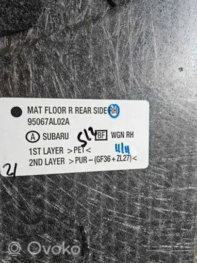Subaru Legacy Muu vararenkaan verhoilun elementti 95067AL02A