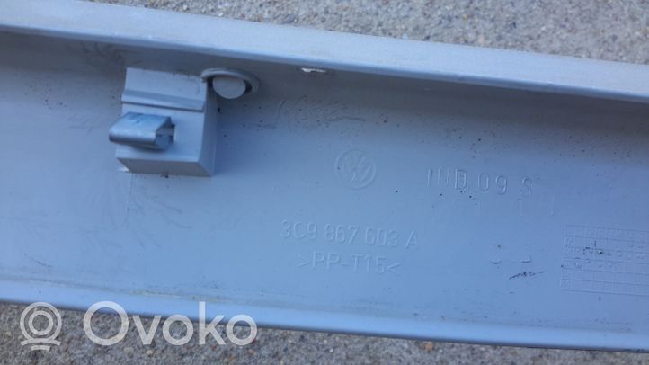 Volkswagen PASSAT B6 Tailgate/trunk upper cover trim 3C9867603A