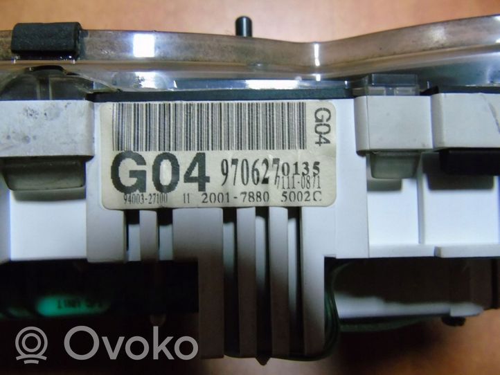 Hyundai Tiburon Tachimetro (quadro strumenti) 9400327100