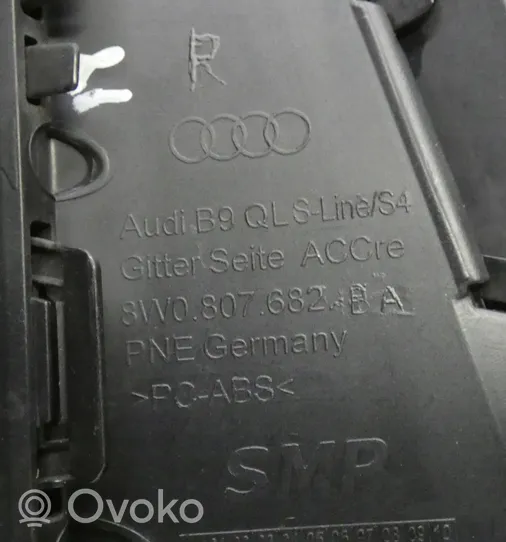 Audi A4 S4 B9 8W Kratka dolna zderzaka przedniego 8W0807682BA