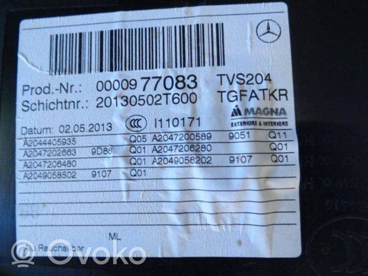 Mercedes-Benz C W204 Durų apdailų komplektas 