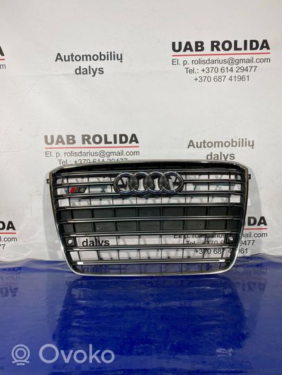 Audi A8 S8 D4 4H Rejilla superior del radiador del parachoques delantero 4H0853651E