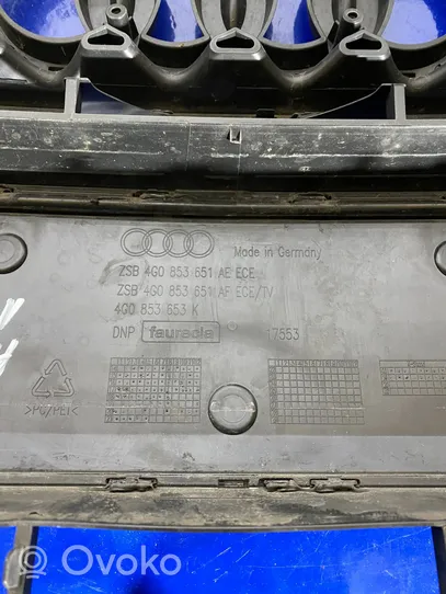 Audi A6 S6 C7 4G Griglia superiore del radiatore paraurti anteriore 4G0853651AE
