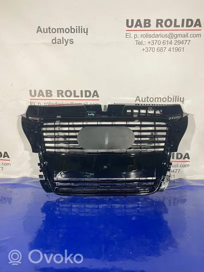 Audi A3 S3 8P Front bumper upper radiator grill 