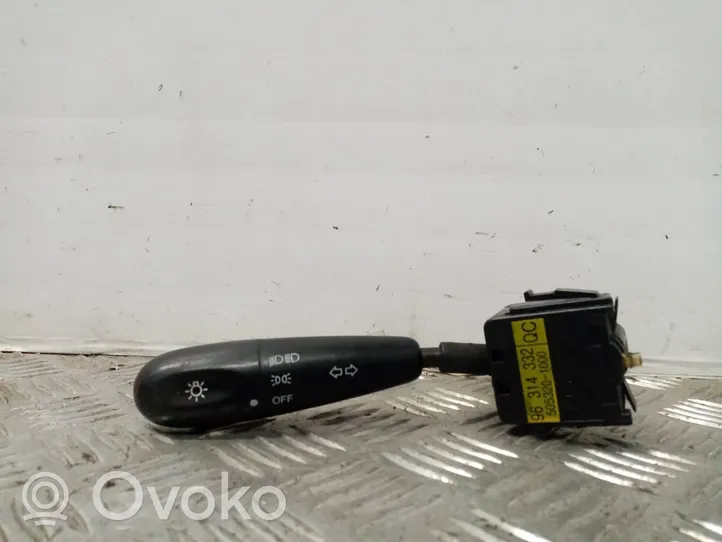 Daewoo Matiz Interruptor de control del panel de luces 96314332