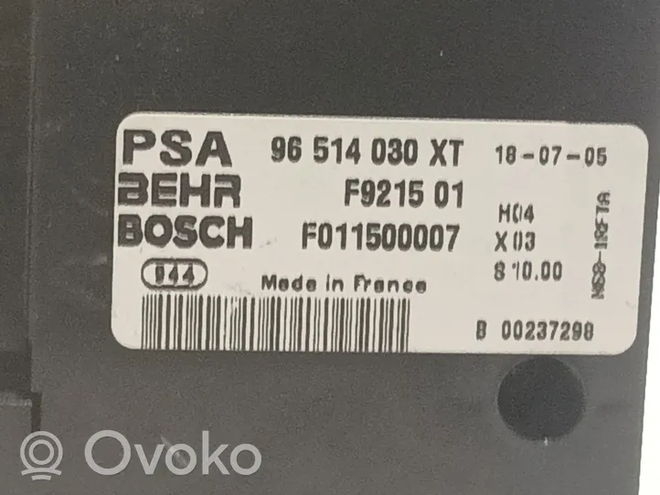 Citroen Xsara Kondicionieriaus valdymo blokas 96514030XT