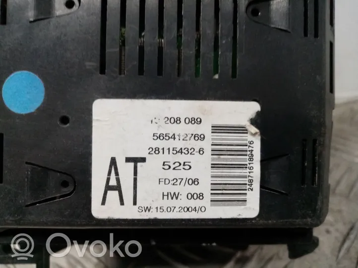 Opel Astra G HUD-näyttö 13208089