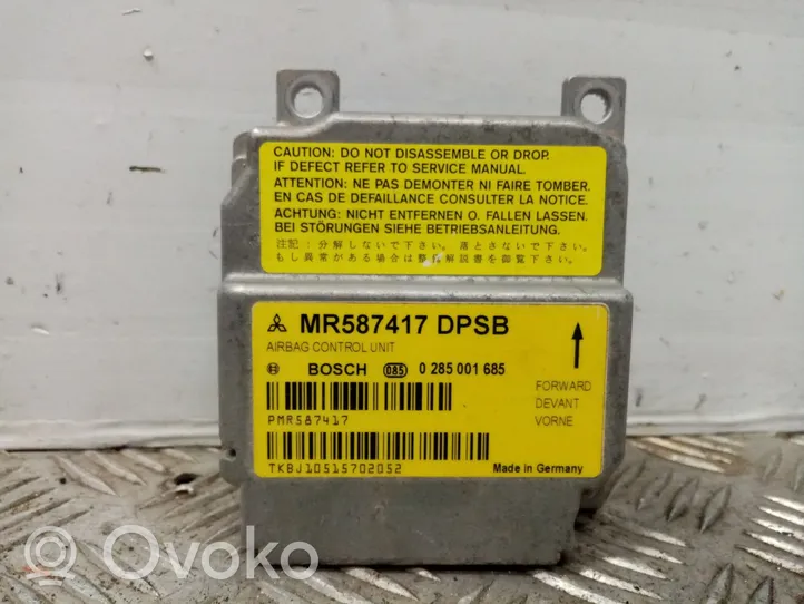 Mitsubishi Colt Module de contrôle airbag mr587417