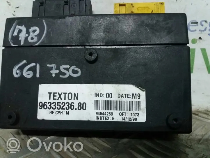 Citroen Xsara Portin ohjausyksikkö 9633523680