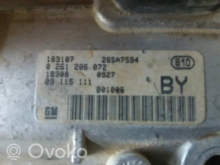 Opel Corsa C Sterownik / Moduł ECU 0261206072