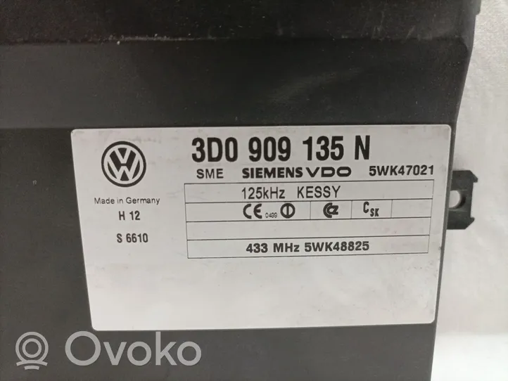 Volkswagen Touareg III Muut ohjainlaitteet/moduulit 3D0909135N