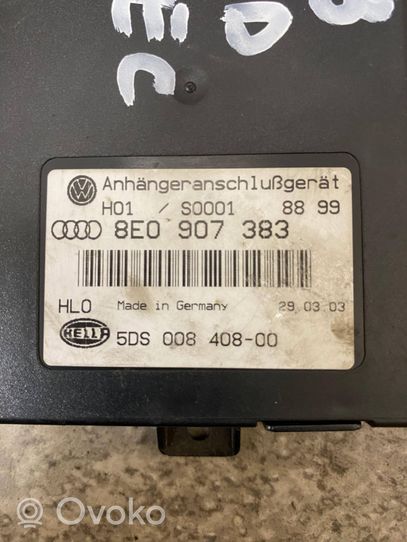 Audi A4 S4 B6 8E 8H Module de contrôle crochet de remorque 8E0907383