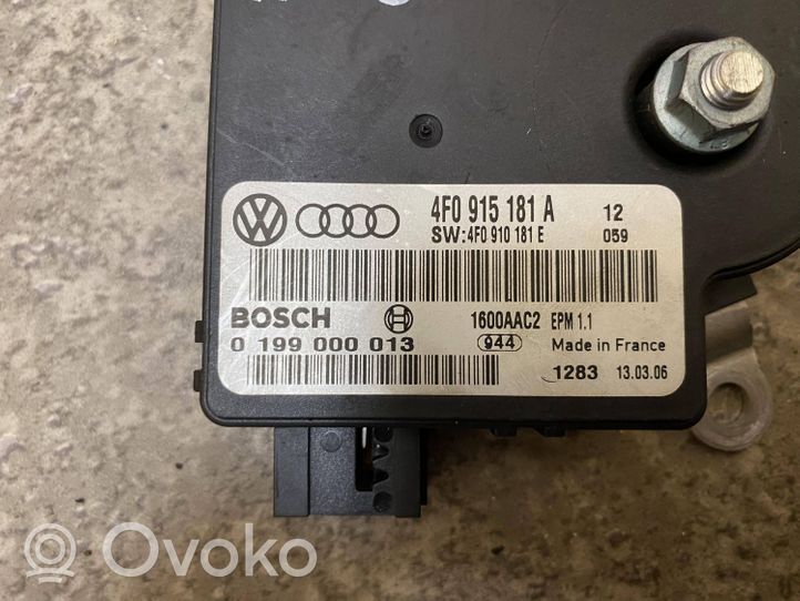 Audi A6 S6 C6 4F Unité de contrôle à bord d'alimentation 4F0915181A