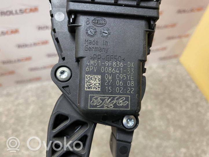 Volvo V50 Accelerator throttle pedal 4M519F836DK
