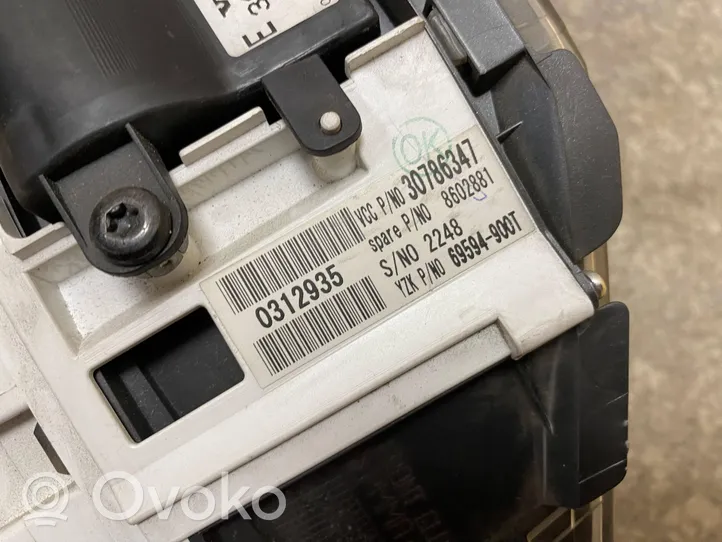 Volvo S40 Tachimetro (quadro strumenti) 30786347