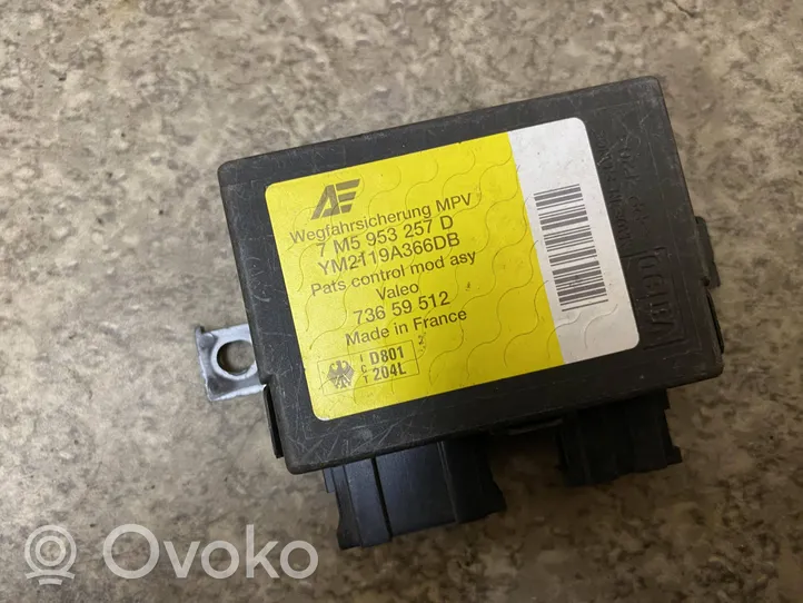 Ford Galaxy Immobilizer control unit/module 7M5953257D