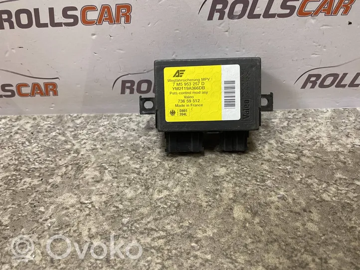 Ford Galaxy Imobilaizera vadības bloks 7M5953257D