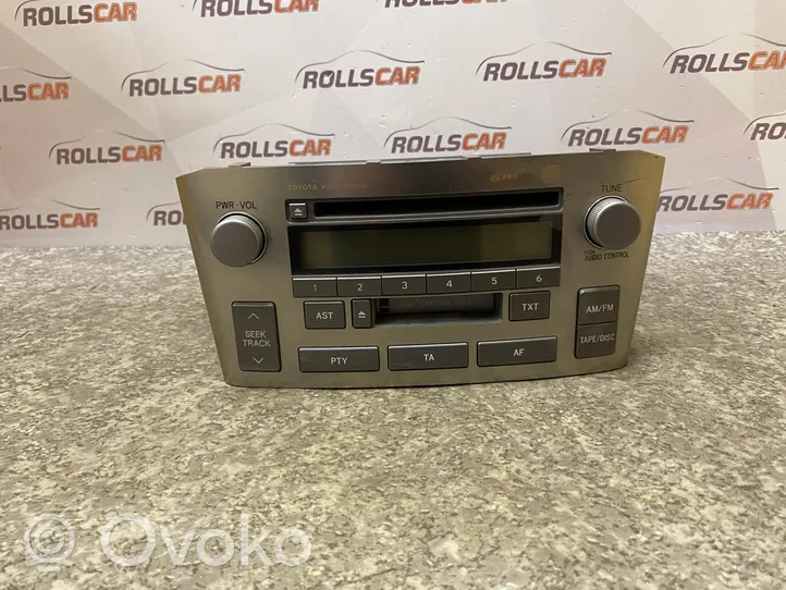 Toyota Avensis T250 Unidad delantera de radio/CD/DVD/GPS 8612005081
