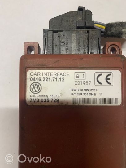 Volkswagen Sharan Phone control unit/module 7M3035729